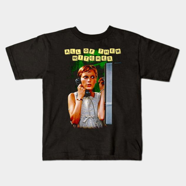 Rosemary's Baby Design Kids T-Shirt by HellwoodOutfitters